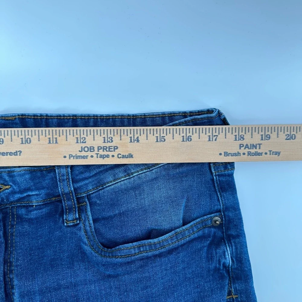 Izod Jeans Mens 36x34‎ Blue Stretch Denim Slim Tapered Fit Mid Rise Classic